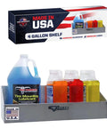 Aluminum Trailer Garage Organizer Shelf For 3 To 4 Gallon Jugs And Gear With Predrilled Mounting Holes Heavy Duty Build Easy Install