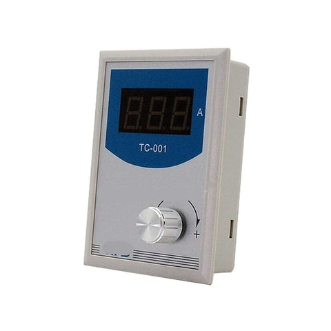 Magnetic Powder Tension Controller With Manual Adjustment for Industrial Clutches and Brakes, front view