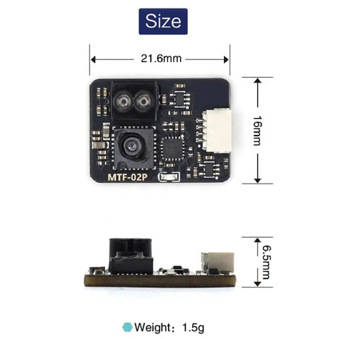Optical Flow And Range Sensor For Drones With High Precision Navigation Boost Compatible With ArduPilot PX4 INAV size details