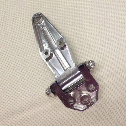 4 Inch Zinc Alloy Self Closing Cabinet Hinge For Cold Storage And Ovens With 180 Degree Hold Open Feature and Butter Smooth Operation, top view.