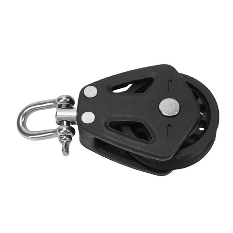 Single Swivel Sailing Block 50mm Stainless Steel Bearing Nylon Wheel Marine Pulley For Boat Rigging And Rope Guidance View Top