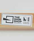 Hella Durable Kiln Dried Cedar Shims Bulk Case 420 Count Rot Resistant 8 Inch Fine Tip Wedges packed in a clear wrap.