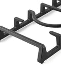 Close-up of Beefed Up Heavy Duty Cast Iron Center Grate Assembly Replacement for Samsung NX58 gas range ovens, showing corner details.