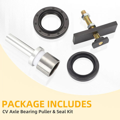 Toyota 8 Inch CV Axle Bearing Puller Seal Kit For 4Runner Tacoma FJ Cruiser Clamshell Front Axle No Guesswork Easy Install