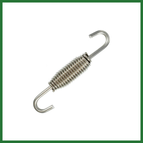 Universal Stainless Steel Motorcycle Muffler Exhaust Pipe Spring Set 68mm 2.68 Inch Fits Most Motorcycles And ATVs Durable Silver Tone