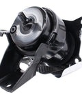 Built Tough Front Left Hydraulic Engine Motor Mount With Bracket, black metal design, ideal for Cadillac Escalade and Chevy Silverado 2014-2019.