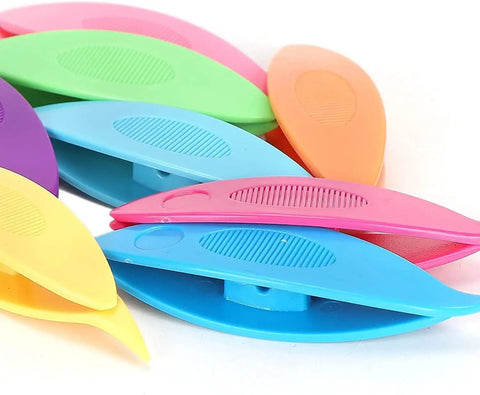 Nine Colorful Plastic Tatting Shuttles Set for Lace DIY Hand Lacemaking Craft, Must Have for Easy Thread Organization, lightweight, durable