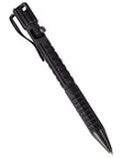 All Weather Readiness Metal Tactical Pen With Bolt Action Clicker Glass Breaker Tip Heavy Duty Aluminum Body Black Ink