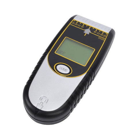Hyuduo Digital Stud Finder Wall Scanner 7-in-1 (Silver) with visible display and measurement scales for accurate readings.