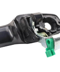 Close-up of Front Driver Side Exterior Door Handle Keyhole Without Keyless Entry Black Smooth Paint for Mazda 6, 3, 5, CX7, CX9, RX8