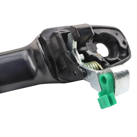 Close-up of Front Driver Side Exterior Door Handle Keyhole Without Keyless Entry Black Smooth Paint for Mazda 6, 3, 5, CX7, CX9, RX8