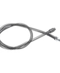 Spring Steel Pipe Dredging Tool Set Kicks Nasty Clogs to the Curb with Bendable Head, 10mm flexible coil for cleaning pipes.