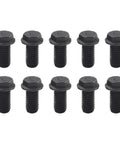 Ten Hardcore Carbon Steel Button Head Hex Flange Bolts For Cutting Machines And Precision Instruments