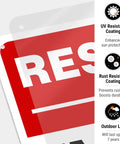 Restricted Area Do Not Enter Sign For Offices And Worksites, Aluminum, weatherproof and rust free, UV resistant coating