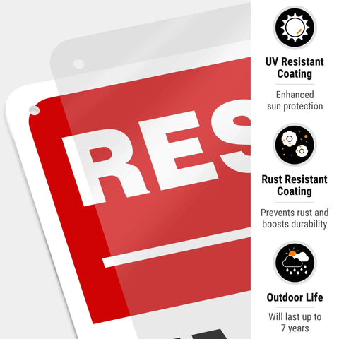 Restricted Area Do Not Enter Sign For Offices And Worksites, Aluminum, weatherproof and rust free, UV resistant coating