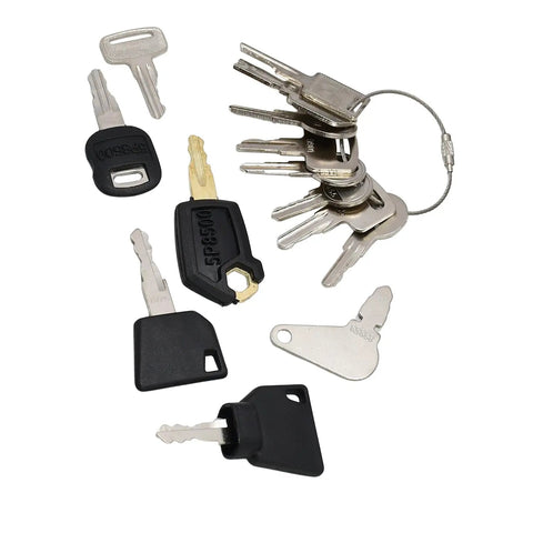 Tough As Nails 14 Piece Ignition Key Set For Jlg Jcb Genie Skyjack Terex Caterpillar Boom Lifts And Manlifts Breeze To Install Smooth Starting Heavy Duty Replacement Keys No Sweat Swap