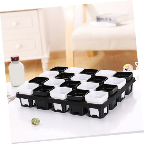 Space Saving Nursery Pot Brackets For Germination Trays, Easy Transplanting, Home Garden Greenhouse Organizer For Starting Vegetables, Flowers, And Saplings, A Real Must Have For Busy Gardeners With Small Yards
