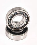 10 Pack 6004-2RS Sealed Ball Bearings 20x42x12 For Snowmobiles - Deep Groove Design, Dual Rubber Seals, Chrome Steel Construction, High Speed Radial And Axial Load Support, Factory Lubricated, Durable, Precision Performance Bearings For Power Sports. 6004-2RS bearing stacked view
