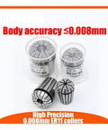 Top Rated High Precision Spring Collets For ER Chuck Holder With Secure Grip And Minimal Runout Perfect CNC Router Milling Lathe Engraving Tool Replacement Gear in plastic containers.