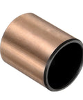 Top Shelf 3/4 Inch Sleeve Bearings And Plain Oilless Bushings 7/8 OD By 1 Inch Length 10 Piece Set Carbon Steel Bronze Build close-up view of a bushing.
