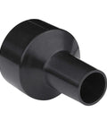 Upgrade Your Setup With This Five Piece Vacuum Hose Adapter Set, Black PP converter for improving suction in dust collection systems.