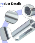 Engine Pulley Crank Shaft Sleeve Adapter Three Quarter Inch To One Inch Shaft Converter With Step Key Heavy Duty Iron Replacement Part