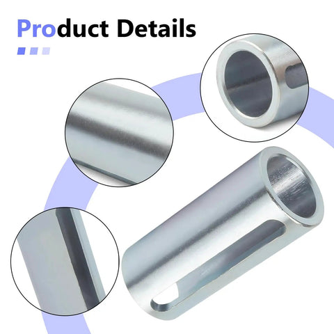 Engine Pulley Crank Shaft Sleeve Adapter Three Quarter Inch To One Inch Shaft Converter With Step Key Heavy Duty Iron Replacement Part