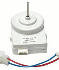 Condenser Fan Motor Replacement For Frigidaire Electrolux Units, 115V 60Hz 3.1W, One Eighth Inch Shaft, 4 Pin, Includes Adapter Cord To 2 Pin