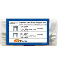 Pro Grade Alignment Shim Set For Auto Body And Fender Adjustments Includes One Sixteenth Inch And One Eighth Inch Thick Shims With Three Eighths Inch Slot 30 Pieces Zinc Plated For Rust Resistance Resealable Storage Box Camber Toe And Caster Alignment.