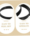 Circular Patio Paving Mold 13.58 Inch Reusable Plastic Stepping Stone DIY Garden Path Maker Easy To Use Durable Concrete Paver For Outdoor Paths No Fuss Setup, showing two easy-to-use black plastic molds, close-up view.