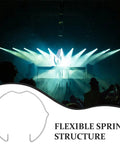 Image showing flexible spring structure of Six Pack Recessed Light Spring Clips Made From Manganese Steel With High Elasticity.