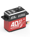 40Kg High Torque RC Servo Motor With Full Metal Gear Waterproof Brushless Programmable Standard Servo And Accurate Position Feedback IA73BHLW in red and black design