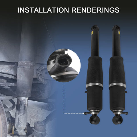 Rear Air Strut Shock Absorber For 2002 To 2014 Cadillac Escalade, Chevy Avalanche, Suburban, Tahoe, GMC Yukon Replacement Parts