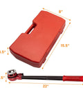 Pipe Threader Kit With 6 Dies 1/4, 3/8, 1/2, 3/4, 1, 1-1/4 Inch Manual Ratcheting Threading Tool Set, red case and tool handle