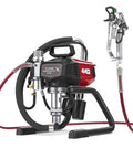 Heavy Duty Electric Airless Paint Sprayer With Skid Mount And Smart Flow Adjustment For Contractors Who Want A Slick Top Shelf Finish On Large Jobs Without Breaking A Sweat Daily, detailed view of the sprayer.