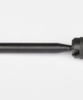 Fowler universal indicator holder with swivel, 0.25in shank, black metal, side view