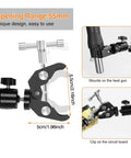 Clamp and bracket of the Third Hand Soldering Station With Adjustable Gooseneck Arms And PCB Holder Welding Help Tool For Precise Desoldering And Electronics Repair Perfect For DIYers Makers And Hobbyists