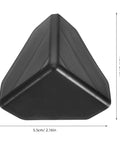 Corner Protectors 55mm Plastic Black 100 Pack Hard Bumper Guards For Box Packaging And Furniture Transportation Storage Built Tough To Prevent Damage And Collisions