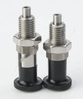Boss Level Self Locking Indexing Plunger M10 Through M16 with rugged aluminum knob and black matte finish