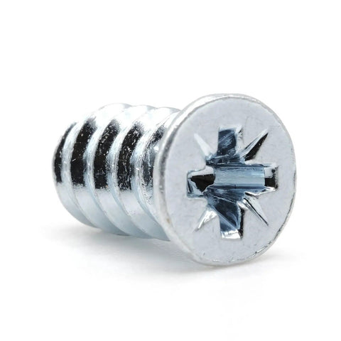 Heavy Duty Replacement Screws For Drawer Slide Rails Compatible With Ikea Part 100347, 11.5mm zinc coated flat head screw.