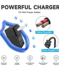 12V 2A Telescope Power Adapter With 6Ft Cord Plug And Play Universal AC DC Charger, durable cable and copper core details