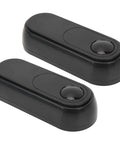 Side view of black Infrared Gate Beam Sensor Theft Alarm IP55 for Station Automatic Doors Weatherproof Guard System with False Alarm Reduction.