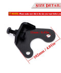 Heavy Duty Exhaust Manifold Bolt Repair Kit Yank Broken Studs Plug Rattling Leaks For Chevy Silverado Sierra Yukon 4 Point 8 5 Point 3 Liter V Engines Quick Install bracket with bolt, black metal, size details shown