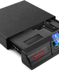 Quick Draw Under Desk Gun Safe With Biometric Finger Vein Lock, spacious interior for two handguns, solid steel design.