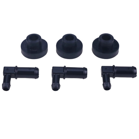 3 Pack Fuel Tank Stem And Bushing Kit For Husqvarna Craftsman AYP Poulan Pro Roper Weed Eater Replacement Parts With Part Numbers