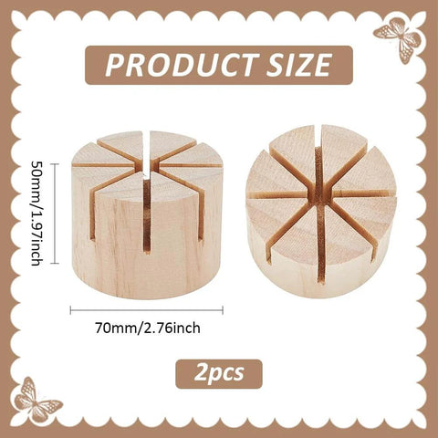 Two Piece Pine Wood Mini Glass Spinner Jigs Set Pro Grade With 60 Degree And 45 Degree Glass Angles For Soldering Precision