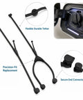 Heavy Duty Charging Port Retention Strap For BMW i3, flexible tether and secure end connectors for snug electric cover.