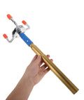 Heavy Duty Aluminum Alloy Smoke Sensor Disassembler Tool For Office Checks With Slick Transducer Wrench shown in hand.