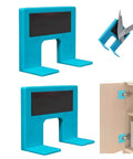 The Easy Hinge Mate Quick Install Hinge Jig With Magnetic Locking For No Drill Door And Cabinet Setup, Adjustable Template With Precise 2mm Gap.