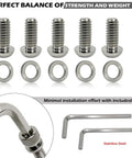 Premium Titanium Alloy Bolt Kit With Durable Primary Gasket And Clutch Primary Cover For Harley Davidson Touring Models featuring bolts and washers.